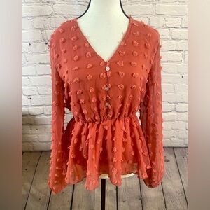 Boho Blouse Small NWT